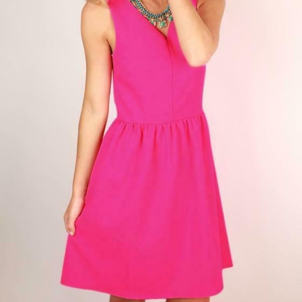 NWT Everly Hot Pink Breakfast at Tiffany's Dress S